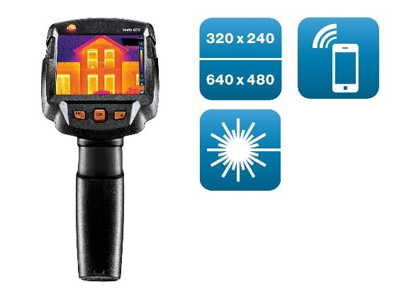 Testo 872 - Thermal imager (320 x 240 pixels, App, laser)